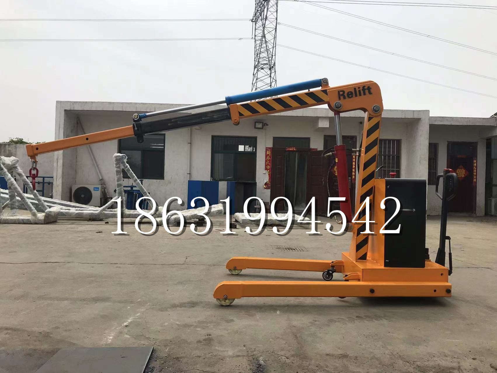 南关区久征定做3吨三轮随车吊 农用园林绿化移树吊 平板工程用小吊机